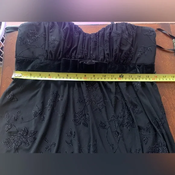 Ricki's beaded large Black Women's Dress - Picture 5 of 7